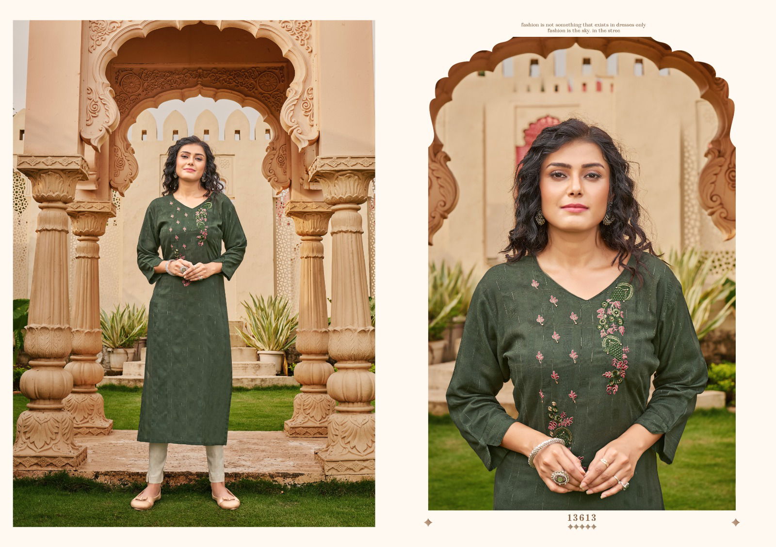 Gravity By kajree Embroidery Designer Kurtis Catalog